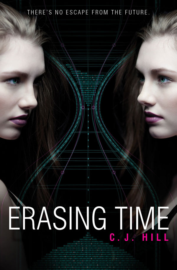 Book cover for "Erasing Time" by CJ Hill