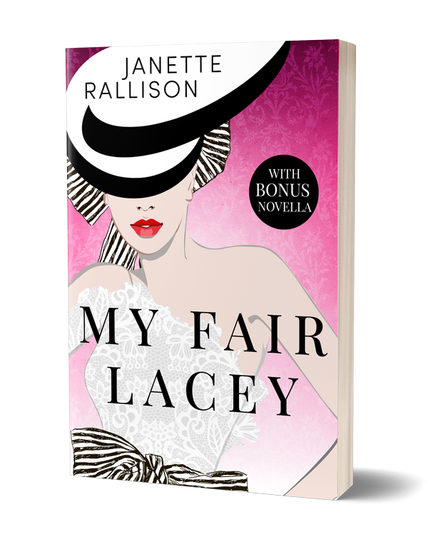 Book cover for "My Fair Lacey" by Janette Rallison.