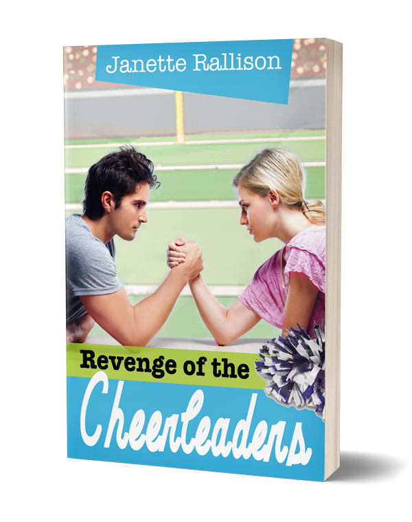 Book cover for "Revenge of the Cheerleaders" by the Janette Rallison.