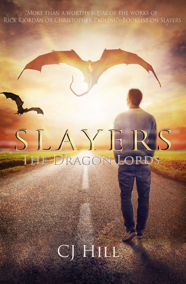 Book cover for "Slayers: The Dragon Lords" by CJ Hill
