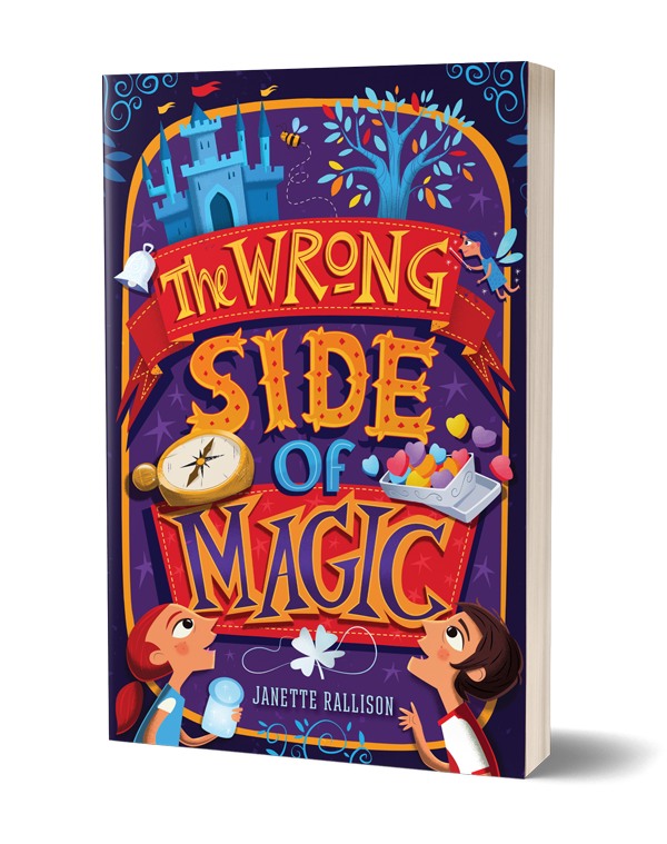 Book cover for "The Wrong Side of Magic," by Janette Rallison.